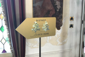 Bistrot ai due cedri cartello